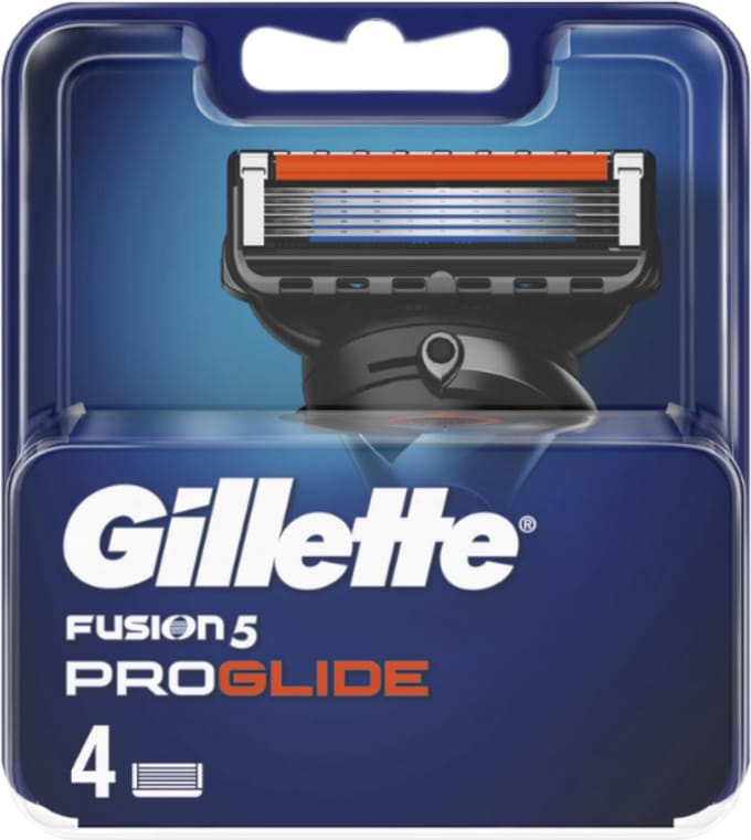 Gillette Fusion ProGlide Scheermesjes - 4 Stuks