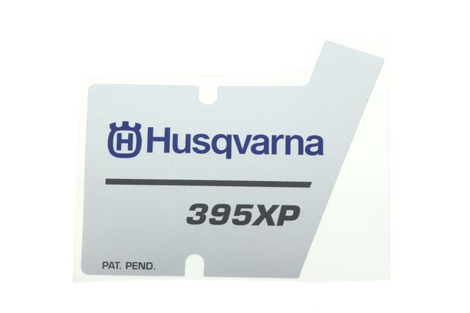 Husqvarna 395xp starterkap sticker
