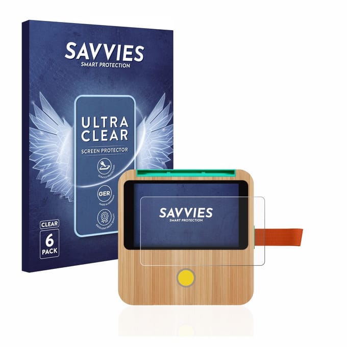 Savvies - Screenprotector voor tigerbox Touch/ Touch Plus - Folie Beschermfolie transparant 6 Stuks