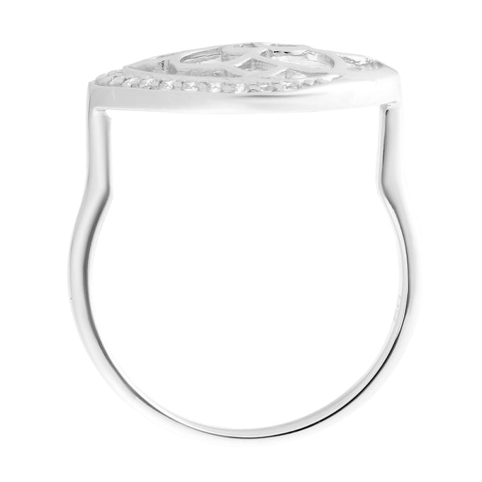 Orphelia Vrouwen 925 Zilver Ring - Zilver ZR-7089