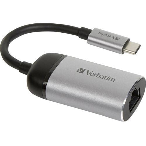 Verbatim USB-C Adapter [1x USB-C stekker - 1x RJ45-bus] 49146 0.10 m