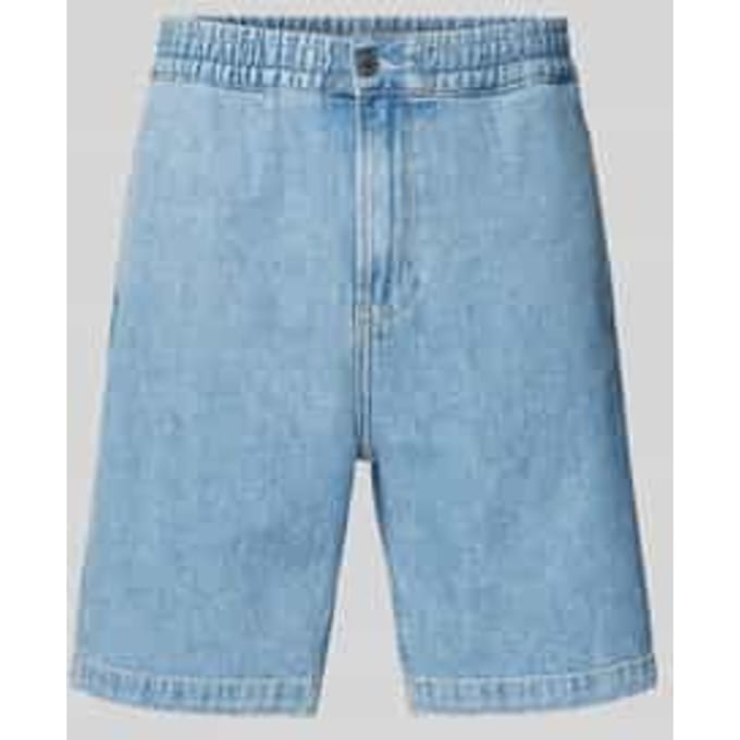 Regular fit korte jeans met elastische band