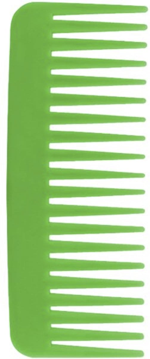 Cabantis Brede Kam 20 Tanden - Styling Tool - Wide Tooth Comb - Kapper Kam - Haar Accessoire - Groen