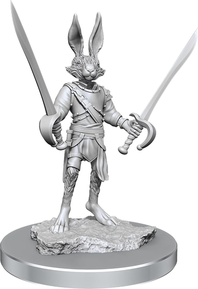 D&D Nolzur's Marvelous Miniatures Harengon Rogues