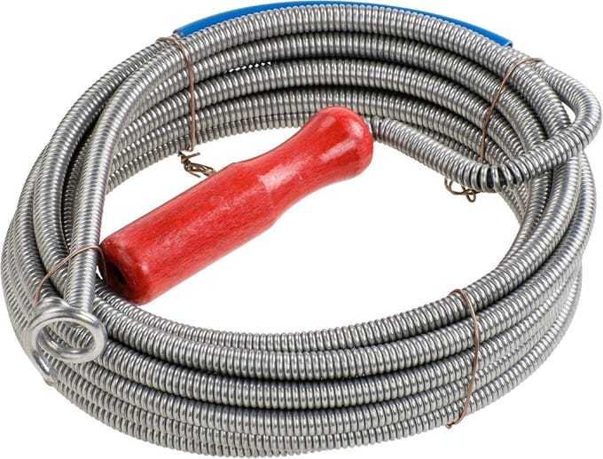 Ontstoppingsveer 5 meter met Handzwengel voor Afvoer en Riool