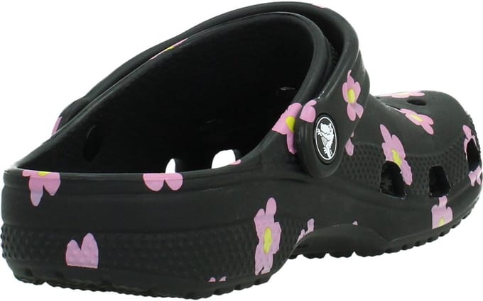CROCS CLASSIC FLOWER CLOG Zwart 30/31 EU
