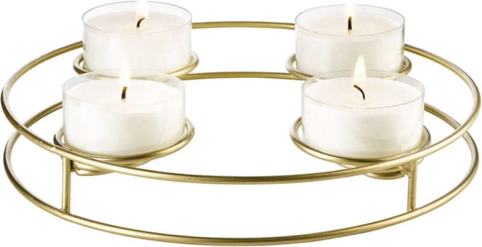 ASA SELECTION A Table d'Or Kaarsenstandaard multifunctioneel d: 24,5 cm / h: 3,6 cm