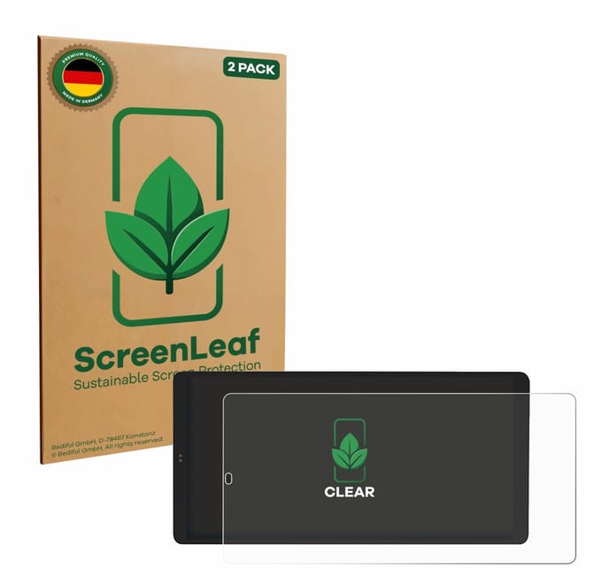 2 Stuks Screenprotector voor Shelly Wall Display X2 - Hoogwaardige Beschermfolie transparant