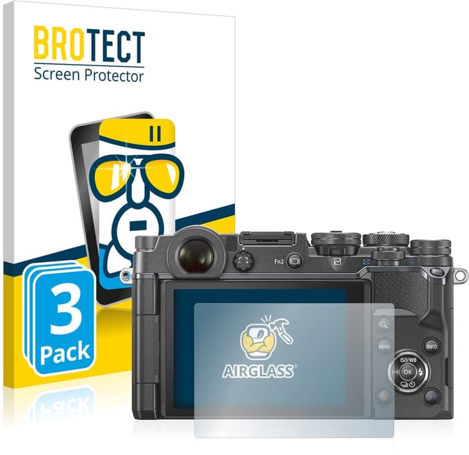 Screenprotector 3 Stuks voor Olympus PEN-F Beschermglas transparant
