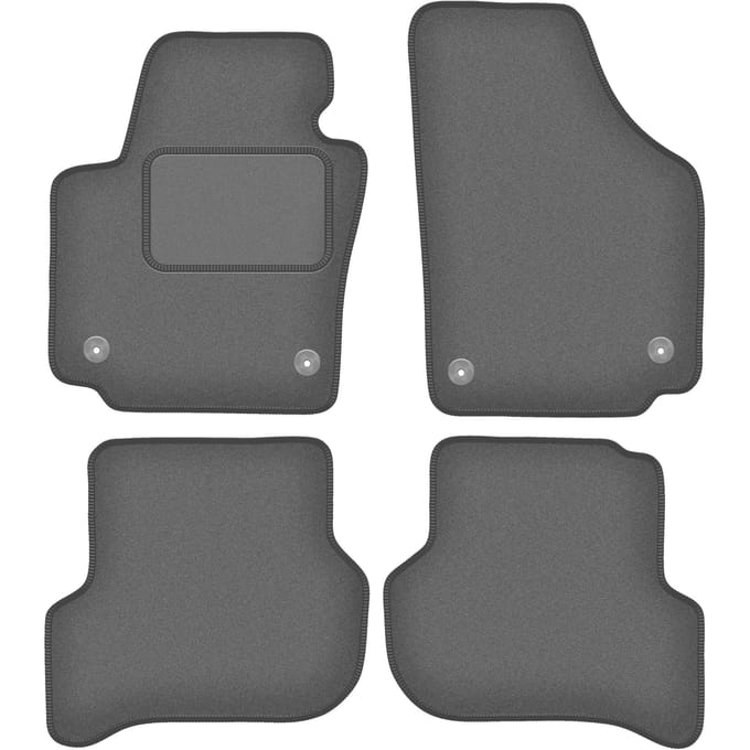 Automatten in grafietkleur voor: Seat Altea minivan (08.2008-2015)