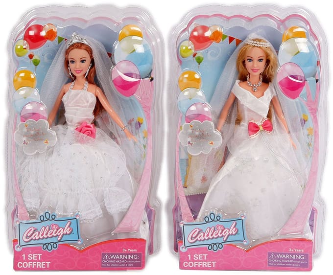 Toys Amsterdam Tienerpop Calleigh Bruid-  29 Cm Wit