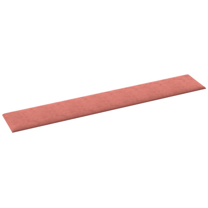 vidaXL - Wand - Hoofdbord - 12 - st - Roze - Fluweel