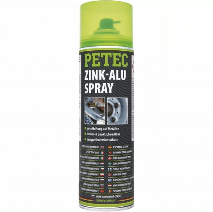 Petec Zink spray aluminium 500 ml