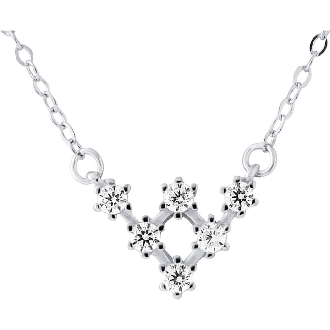 Ketting fleche 6 zirkonium 925 zirkoniumoxiden