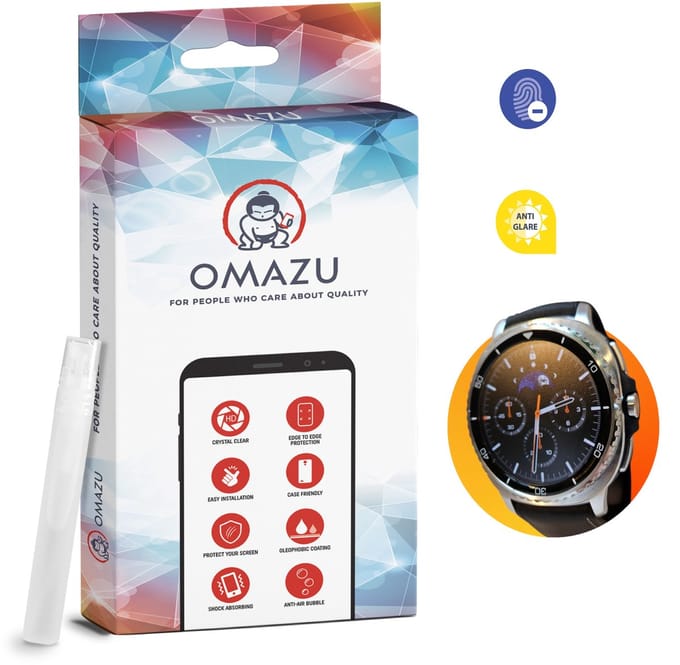 Samsung Galaxy Watch 8 classic- OMAZU 3D Flex TPU Screenprotector - 3 Pack - Anti-Glare
