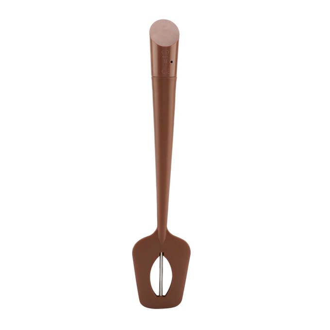 Veilige Duurzame Siliconen Voedsel Koffie Schraper Elektrische Thermometer Roerder brown