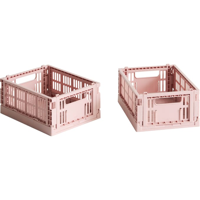 HAY Colour Crate Mini set van 2 - blush