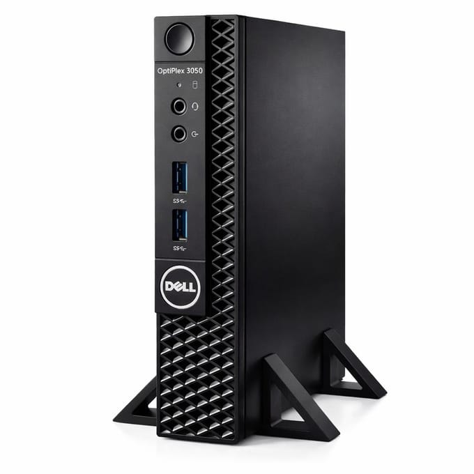 Verticale Standaard Geschikt voor Dell OptiPlex 3050 Micro – Mini PC Houder – Desktop Stand – Bureau Organizer – Zwart