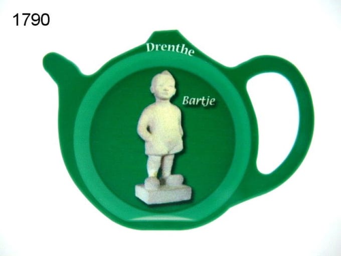 Geharo Theetip Bartje – 13 x 9 cm – Melamine – Nostalgisch Design