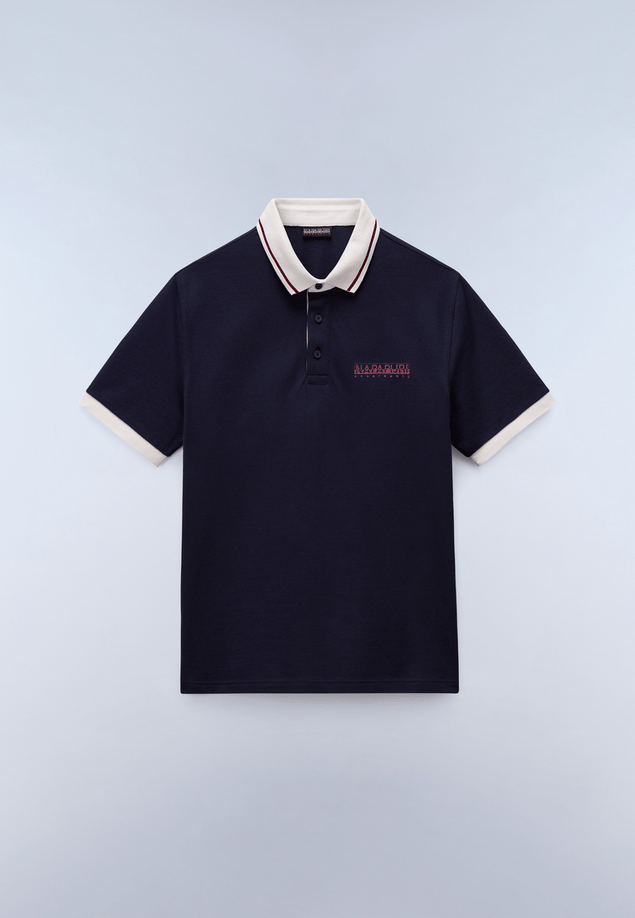 polo zeri man blauwe marine