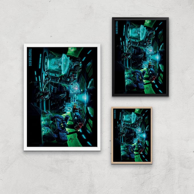 Transformers Decepticons A2 Giclee Art Print - A2 - White Frame