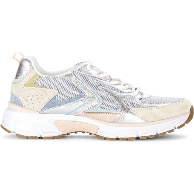 Gabor - Sneakers Laag Zilver Zilverkleur 41.5