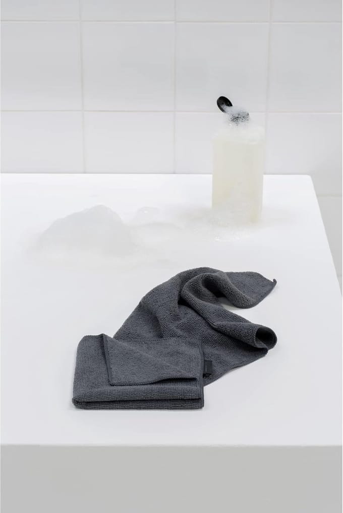 Famanu - Sink Side 2 Schoonmaakdoekjes Microvezel, Dark Grey