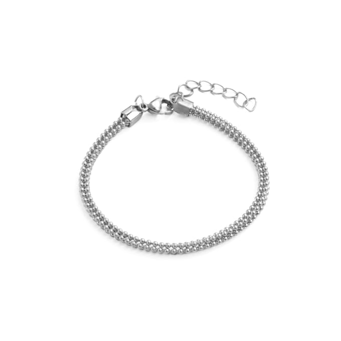 Luxenter Armband met rhodiumafwerking - Dahdan