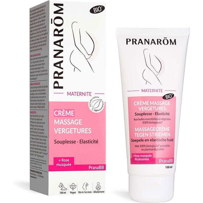 Pranarôm PranaBB Maternité Biologische Striae Massagecrème 100 ml