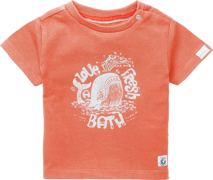 Noppies T-Shirt Korte Mouw Twisk Vermillion Orange