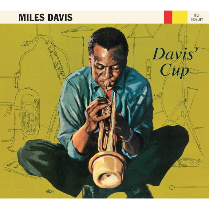CD MILES DAVIS - DAVIS' CUP  90250 Europa Jazz Gebruikt brown