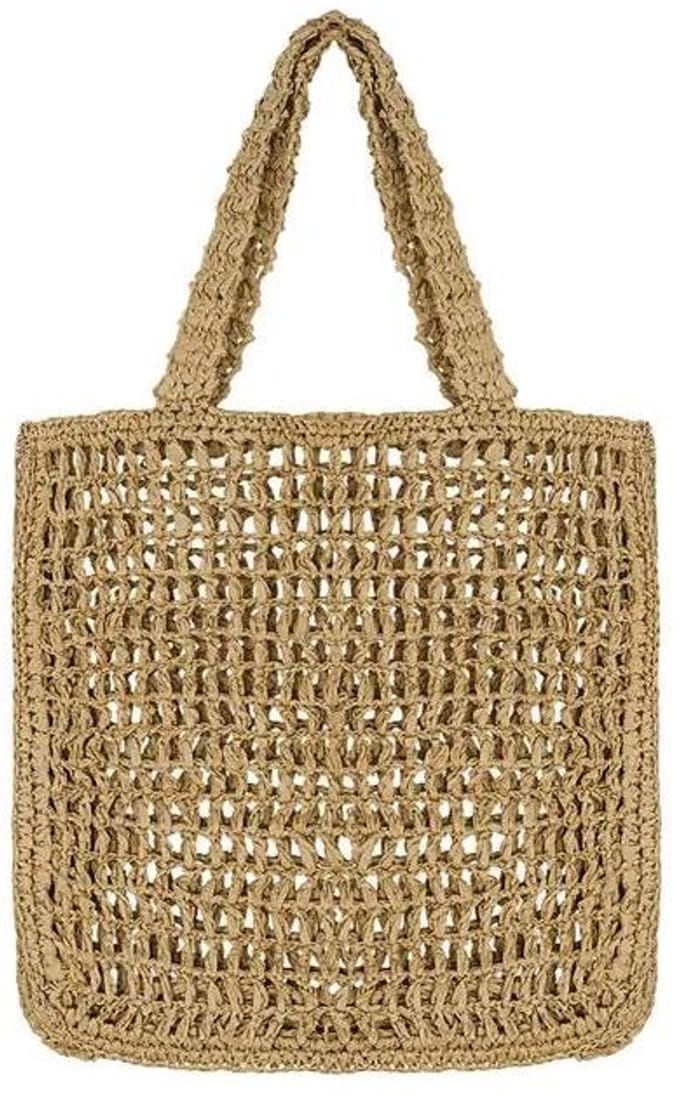 Yehwang Totebag Gehaakt beige 38x38cm