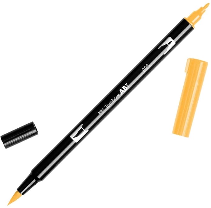 Tombow ABT Dual Brush Pen 993 chrome orange