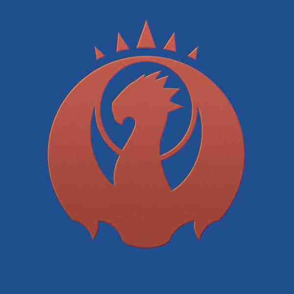 Magic The Gathering Izzet Symbol T-Shirt - Blauw - M - Royal Blue
