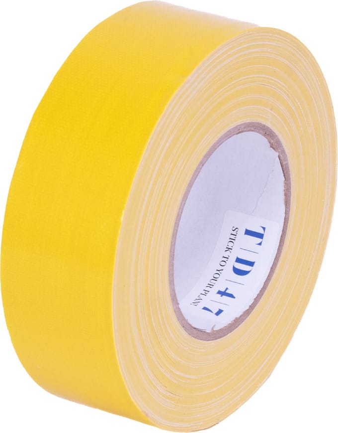 TD47 Gaffa Tape 50mm x 50m Geel