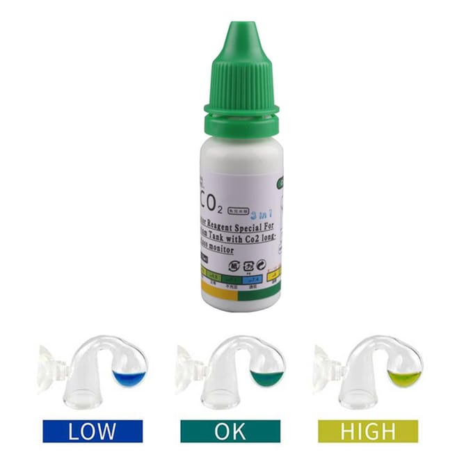 15 ml CO2-indicatoroplossing PH lange termijn indicatormonitortester gebruikt met CO2-monitor voor aquarium checker and 15ML white