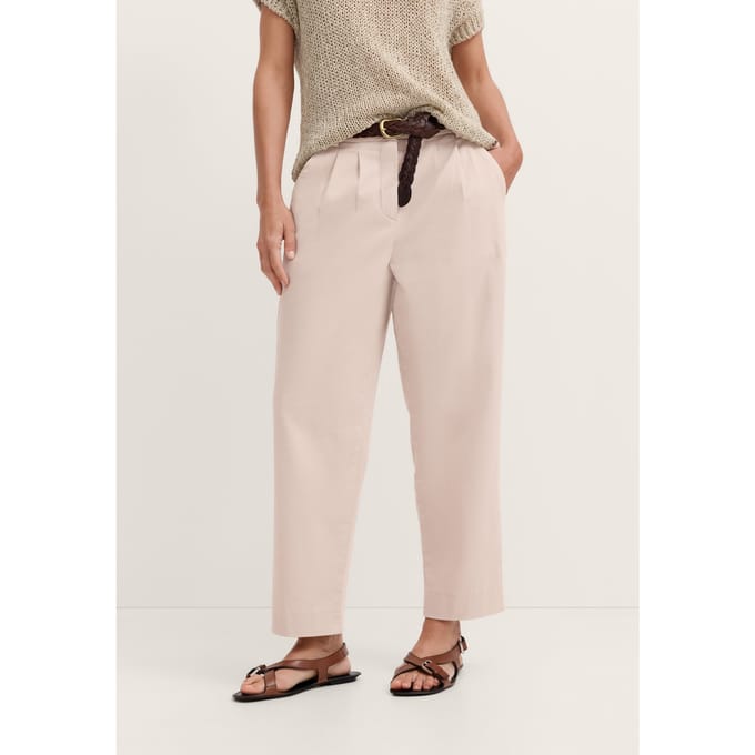 Bugatti Damen Vrijetijdsbroek Modern Fit met plooien