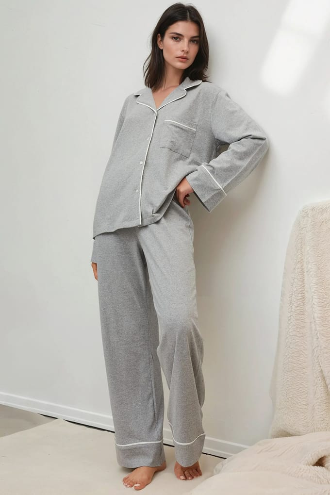 Zachte Katoenen Pyjama Set