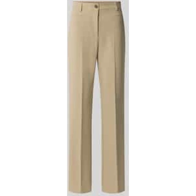 Recht broek met riemlussen model 'C_Tana'
