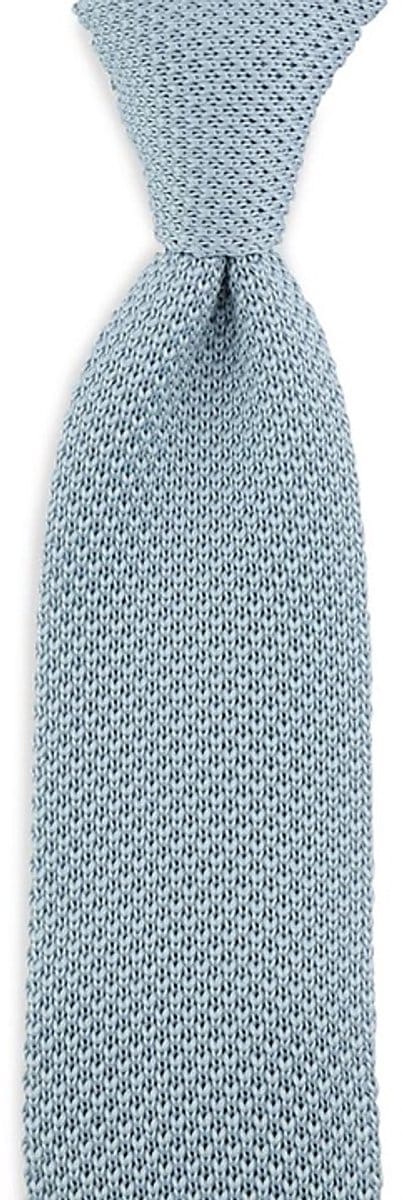 Sir Redman - Stropdassen - gebreide stropdas Stone Blue - stone blue