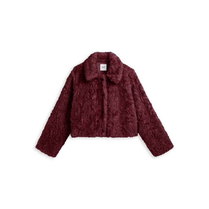 Summum Jacket Soft Faux Fur Jackets Bordeaux 1s1320-12525