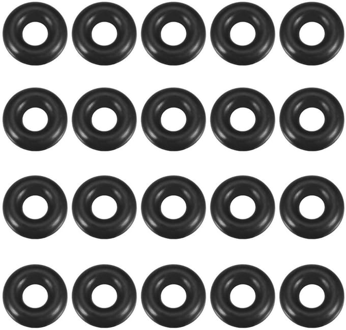 Dailygoods- O-ringen 20 stuks - Nitrilrubber - Afdichtingsringen - 12 mm buitendiameter - 5 mm binnendiameter - Duurzaam en flexibel