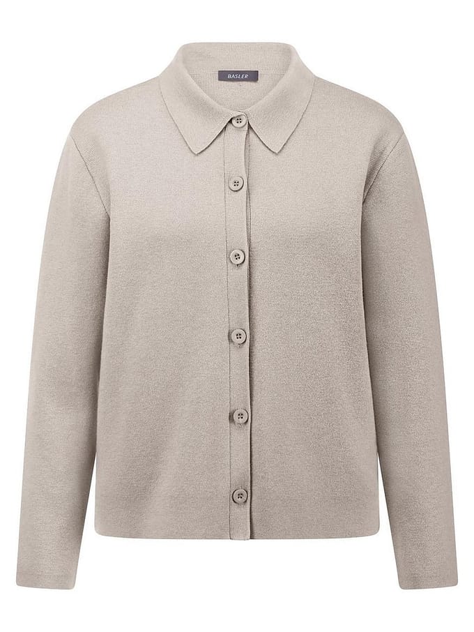 Vest lange mouwen Van BASLER beige