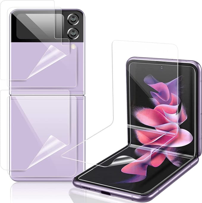 Full Screenprotector geschikt voor Samsung Galaxy Z Flip 3 - Screen Protector