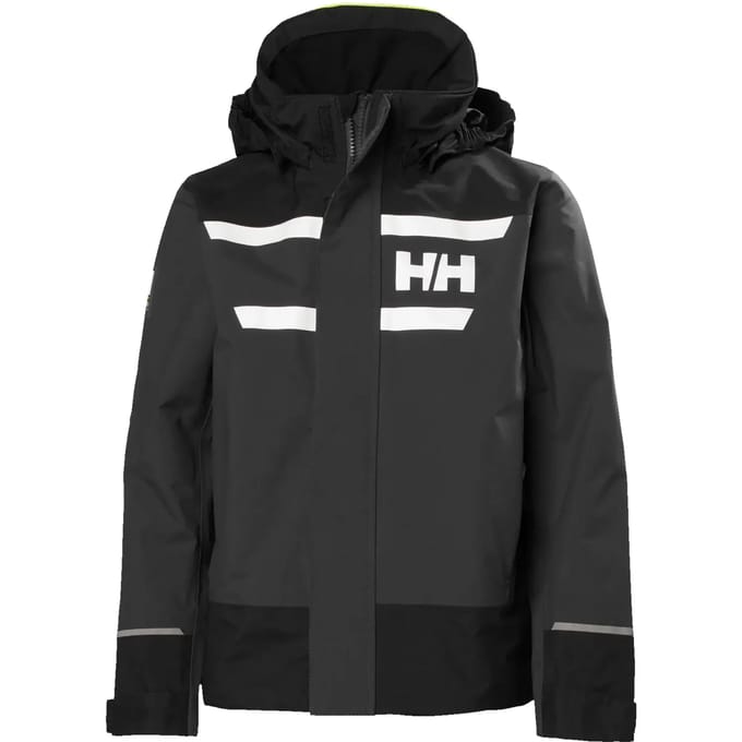 Helly Hansen Salt Port Jas Zwart 8 Years Kinderen