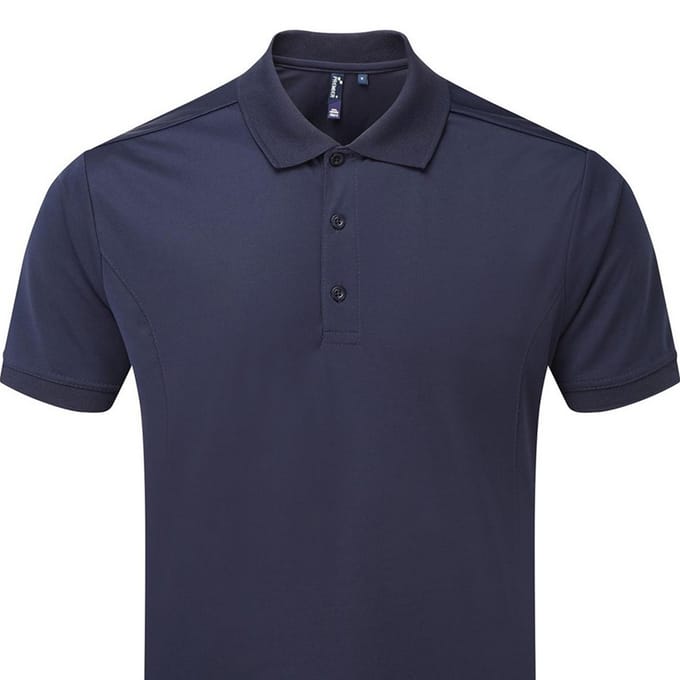 Premier Heren Coolchecker Poloshirt (Marine)