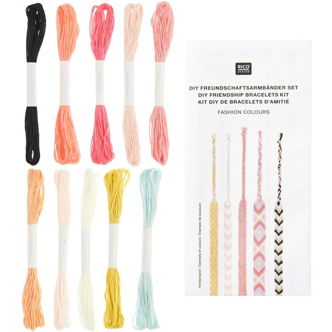 Knutselset vriendschapsbandjes - Fashion Colours