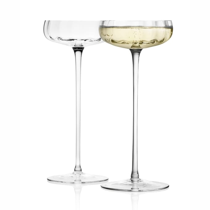 AmberGlass CG100 - Professionele Luxe Cocktail Glazen set - 2 pack - Handgeblazen