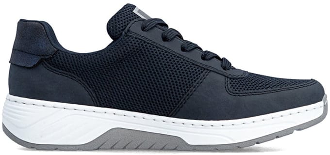 Rieker Dames Sneaker Low Sneaker Casual Comfortabel Memory-Foam 53101-14 Blue