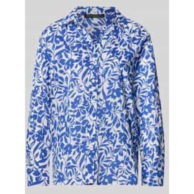 Blouse met platte kraag en knoopsluiting